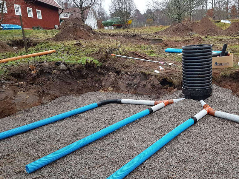 Installera Enskilt Avlopp, Reningsverk, Trekammarbrunn/Slamavskiljare