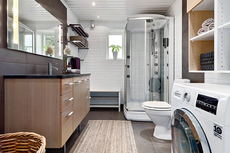 Byte av golvbrunn och takdusch i Tyresö Sjöberga